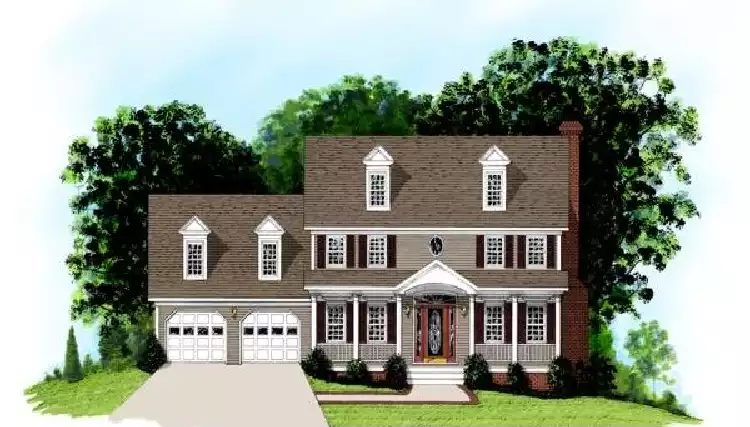 image of country house plan 6298